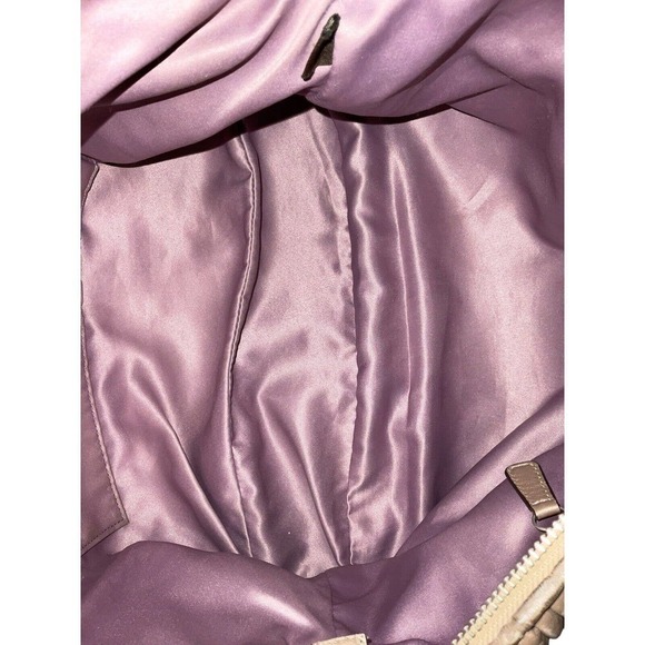 Coach 1941 Madison Gathered Leather Metallic Beige Sophia Satchel Shoulder Bag - Picture 6 of 16